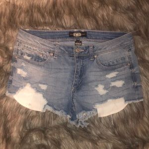 Denim cut off shorts nwot